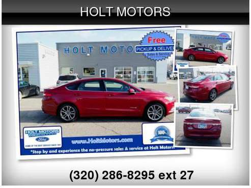 2017 Ford Fusion Hybrid SE - cars & trucks - by dealer - vehicle... for sale in Cokato, MN