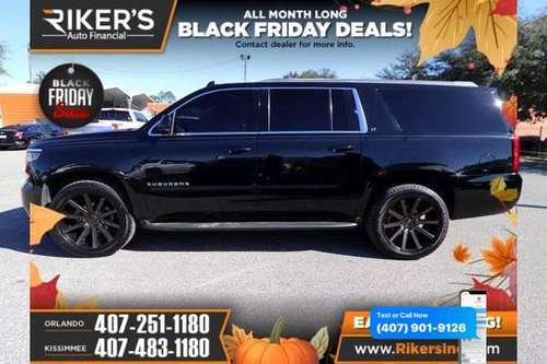 2016 Chevrolet Chevy Suburban LT 2WD - cars & trucks - by dealer -... for sale in Orlando, FL