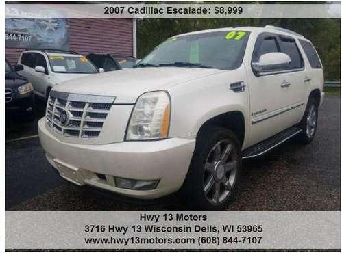 2007 Cadillac Escalade Base AWD 4dr SUV 173007 Miles for sale in Wisconsin dells, WI