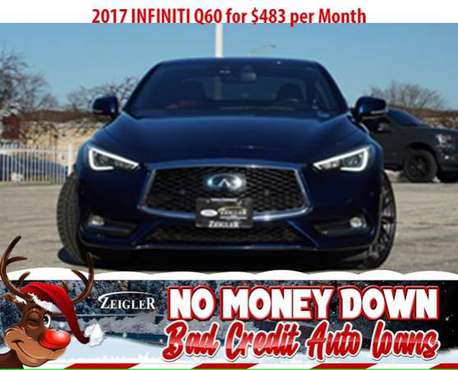 $483/mo 2017 INFINITI Q60 Bad Credit & No Money Down OK - cars &... for sale in Palatine, IL