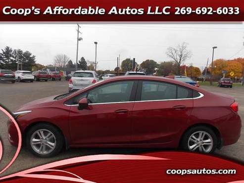 2018 Chevrolet Cruze LT Auto - cars & trucks - by dealer - vehicle... for sale in Otsego, MI