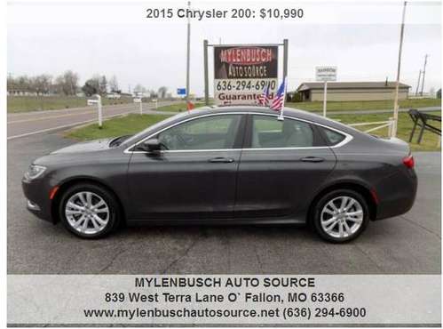 2015 CHRYSLER 200 LIMITED - - by dealer - vehicle for sale in O Fallon, MO