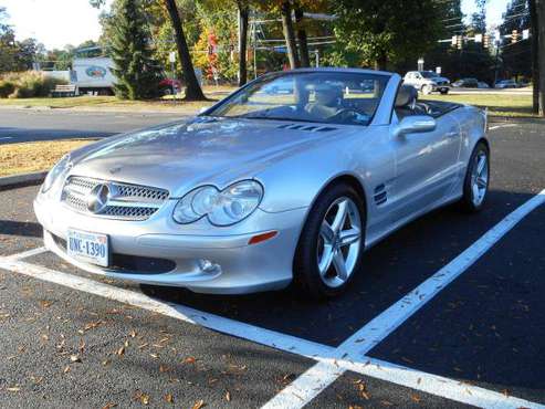 2004 MERCEDES BENZ SL500 for sale in Burke, District Of Columbia