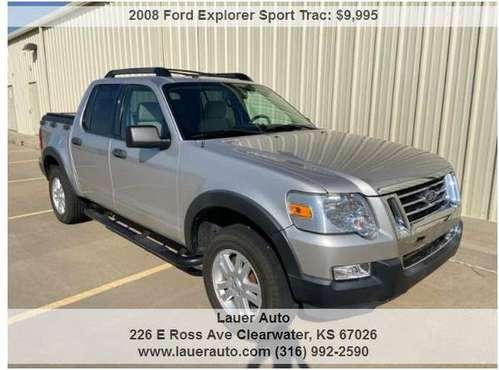 2008 Ford Explorer Sport Trac // ALL WHEEL DRIVE // CELAN CARFAX for sale in Clearwater, KS
