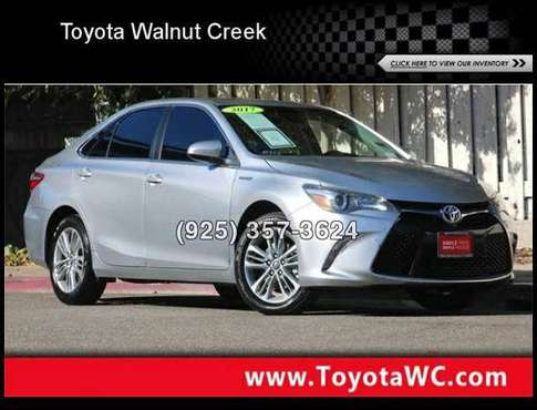 2017 Toyota Camry Hybrid *Call for availability for sale in ToyotaWalnutCreek.com, CA