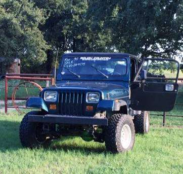 95 YJ Jeep Wrangler for sale in Thackerville, TX