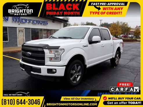 2017 Ford F-150 Lariat FX4 OFF ROAD!Crew Cab FOR ONLY $564/mo! -... for sale in Brighton, MI