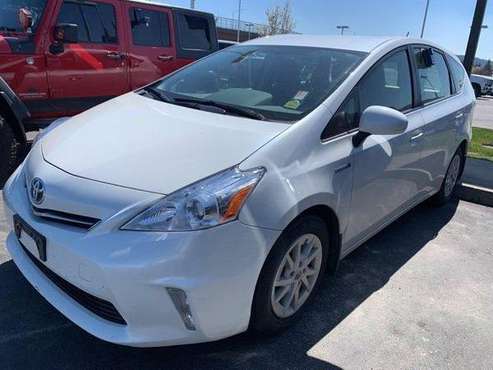 2012 Toyota Prius v Two hatchback White - - by dealer for sale in Post Falls, WA