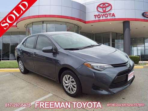 2019 Toyota Corolla LE - Low Rates Available! for sale in Hurst, TX
