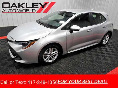 2019 Toyota Corolla Hatchback XSE CVT hatchback Silver - cars &... for sale in Branson West, MO