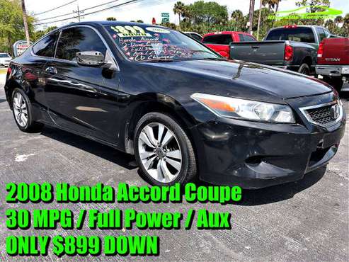 2008 Honda Accord 2-Door Coupe BUY HERE PAY HERE 100 CARS ALL for sale in New Smyrna Beach, FL