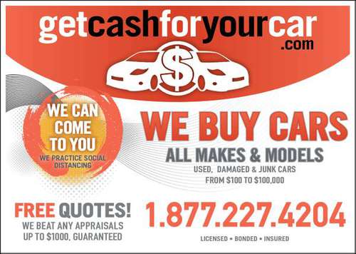 Car for Cash! Free Tow for sale in Union, NJ