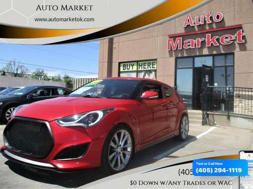2015 Hyundai Veloster Turbo 3dr Coupe 0 Down WAC/Your Trade - cars for sale in Oklahoma City, OK