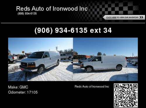 2015 GMC Savana Cargo 2500 - cars & trucks - by dealer - vehicle... for sale in Ironwood, WI
