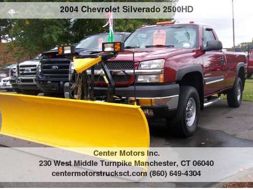 2004 Chevrolet Silverado 2500HD Regular Cab 4X4 LS with Fisher MM2... for sale in Manchester, CT