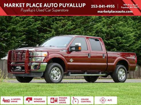 2015 Ford F-250 Super Duty 4x4 4WD F250 Truck XLT Crew Cab - cars & for sale in PUYALLUP, WA