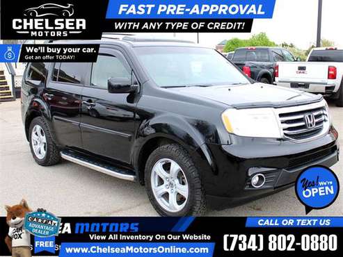 243/mo - 2012 Honda Pilot EXL 4WD! 4 WD! 4-WD! EX L 4WD! EX-L 4WD! for sale in Chelsea, OH