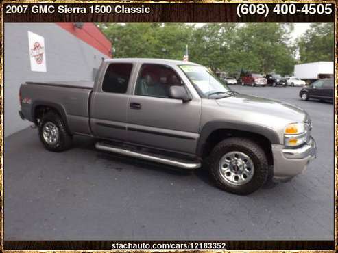 2007 GMC Sierra 1500 Classic 4WD Ext Cab 143.5" SLT with Mirror,... for sale in Janesville, WI