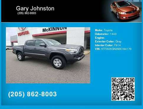 2021 Toyota Tacoma SR - - by dealer - vehicle for sale in Clanton, AL