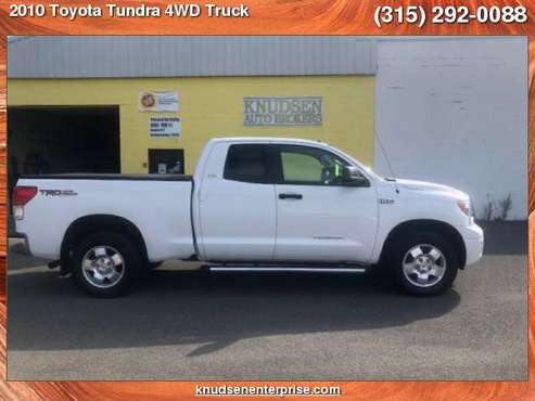 2010 Toyota Tundra 4WD Truck Dbl 5.7L V8 6-Spd AT for sale in Rome, NY
