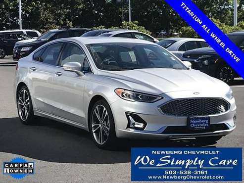 2019 Ford Fusion Titanium WORK WITH ANY CREDIT! - cars & trucks - by... for sale in Newberg, OR