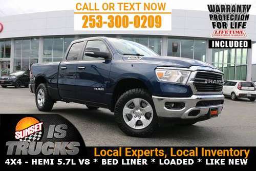 2020 Ram 1500 4x4 4WD Dodge Big Horn Extended Cab PICKUP TRUCK F150... for sale in Auburn, WA