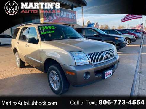 2004 Mercury Mountaineer 4dr 114 WB Convenience - cars & trucks - by... for sale in Lubbock, TX