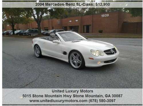 2004 Mercedes-Benz SL-Class SL500 2dr Convertible,Financing for sale in Stone Mountain, GA