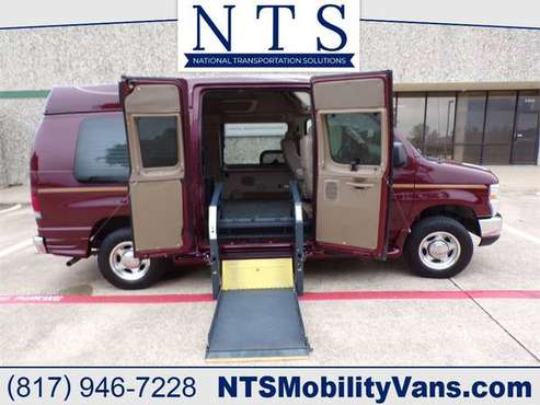 2008 FORD E150 HIGHTOP WHEELCHAIR LIFT HANDICAPPED MOBILITY CONV VAN... for sale in Irving, MO