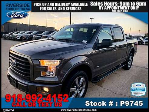 2017 Ford F-150 XLT 4WD TRUCK -EZ FINANCING -LOW DOWN! - cars &... for sale in Tulsa, OK