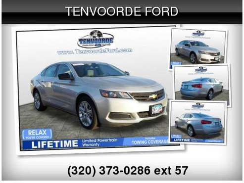 2017 Chevrolet Chevy Impala LS Fleet $1040 Down Delivers! - cars &... for sale in ST Cloud, MN