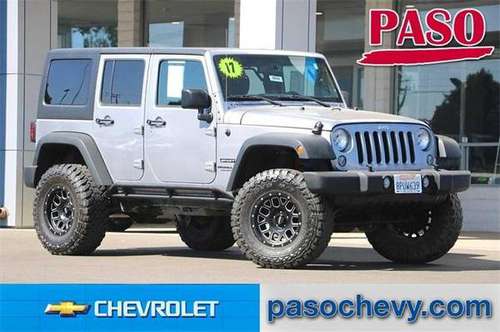 2017 Jeep Wrangler Unlimited Sport - - by dealer for sale in Paso robles , CA