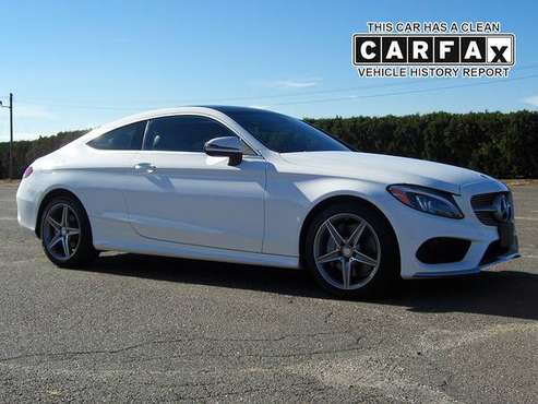► 2017 MERCEDES BENZ C300 COUPE - AWD, NAVI, PANO ROOF, AMG WHEELS -... for sale in East Windsor, NY