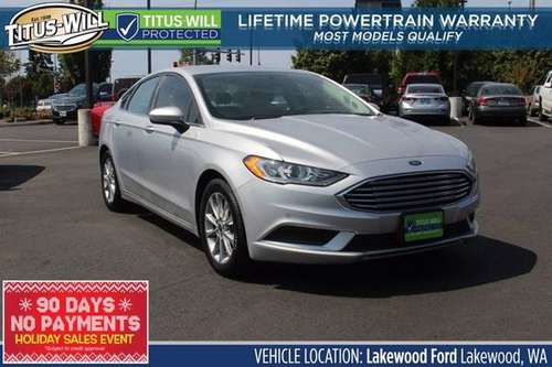 2017 Ford Fusion SE Sedan - cars & trucks - by dealer - vehicle... for sale in Lakewood, WA