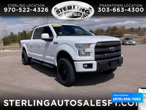 2015 Ford F-150 F150 F 150 4WD SuperCrew 157 Lariat - CALL/TEXT for sale in Sterling, CO