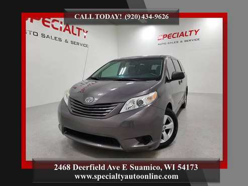 2014 Toyota Sienna L! 7 Passenger! New Tires! New Frnt Brakes! for sale in Suamico, WI