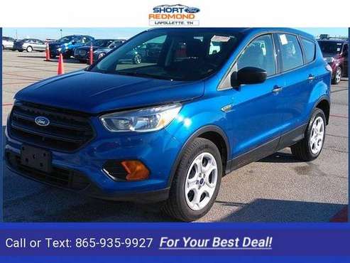 2017 Ford Escape S suv Lightning Blue Metallic - cars & trucks - by... for sale in LaFollette, TN