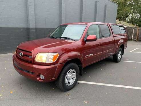 Burgundy 2006 Toyota Tundra Limited 4dr Double Cab 4WD SB Cruise Contr for sale in Lynnwood, WA