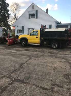 2006 Duramax diesel 1 ton, Dumps' and 8FT Monroe snow blade - cars &... for sale in Beloit, WI