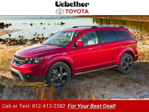 2014 Dodge Journey Crossroad suv Pitch Black Clearcoat - cars & for sale in Jasper, IN