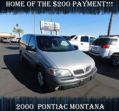 2000 Pontiac Montana FAMILY READY! - Ask About Our Special Pricing! for sale in Casa Grande, AZ
