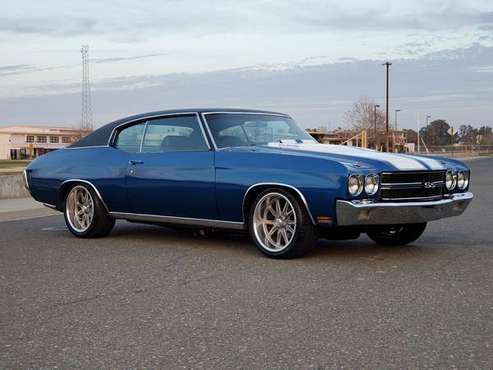 1970 restomod Chevelle. zz502, 5 speed, 12 bolt, wilwood - cars &... for sale in Rio Linda, CA