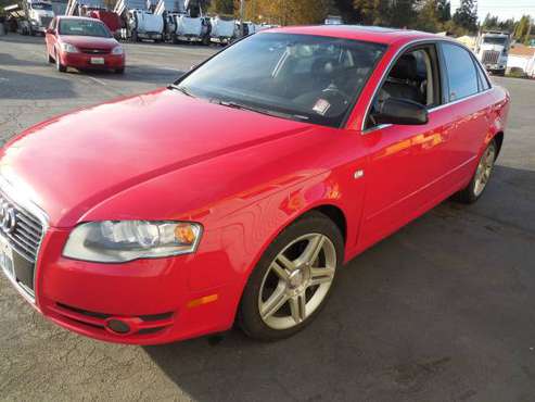 2006 AUDI A4 2.0 TURBO 4DR AUTOMATIC SUPER CLEAN SUNROOF RED/BLK -... for sale in Woodinville, WA