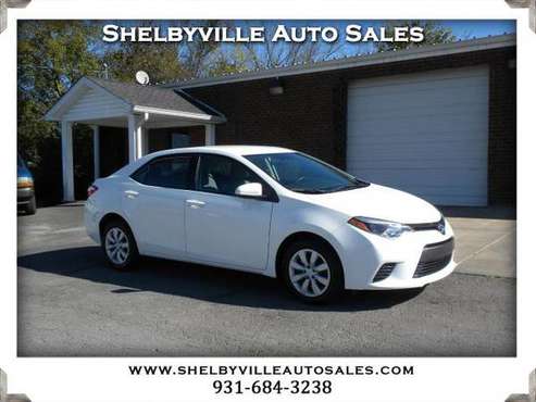 2016 Toyota Corolla 4dr Sdn CVT LE (Natl) - cars & trucks - by... for sale in Shelbyville, TN