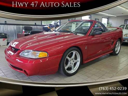 1996 Ford Mustang SVT Cobra Base 2dr Convertible - cars & trucks -... for sale in St Francis, MN