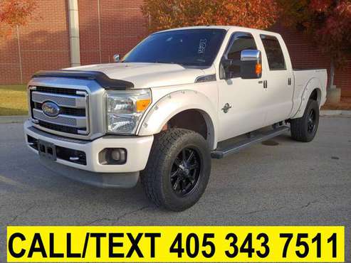 2013 FORD F-250 SUPER DUTY PLATINUM 4X4 LOW MILES! HARD LOADED!... for sale in Norman, KS