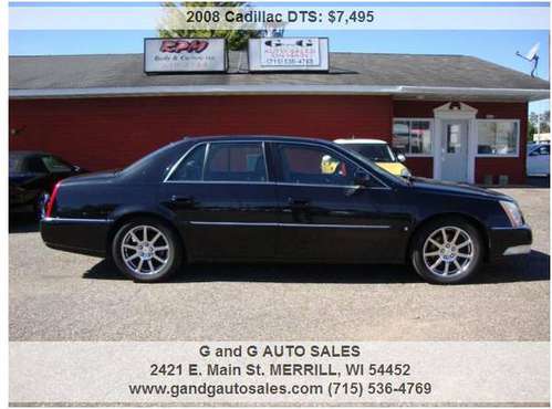 2008 Cadillac DTS Performance 4dr Sedan 117821 Miles for sale in Merrill, WI