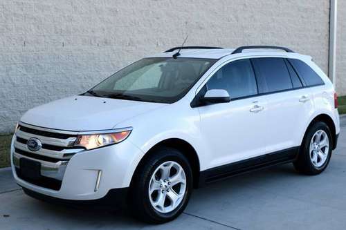 Satin White 2012 Ford Edge SEL - Leather - Backup Cam - cars &... for sale in Raleigh, NC