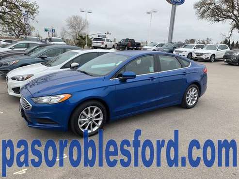 2017 Ford Fusion SE FWD Lightning Blue - - by for sale in Paso robles , CA