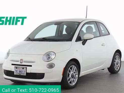 2015 FIAT 500 Pop hatchback Bianco (White) - - by for sale in South San Francisco, CA